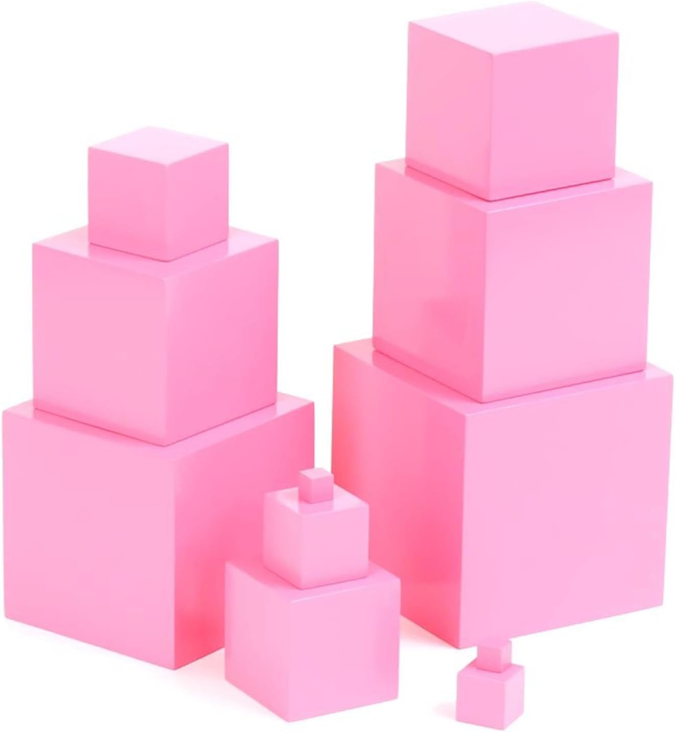 Pink Tower Montessori Teaching AIDS, Kids's Sensory Teaching AIDS And Learning Materials