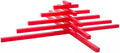 Montessori Red Math Counting Rods, Wood Math Toys Red Rods, Length 5-50Cm
